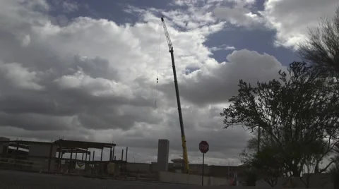Construction Crane 01 Video stock 48827090