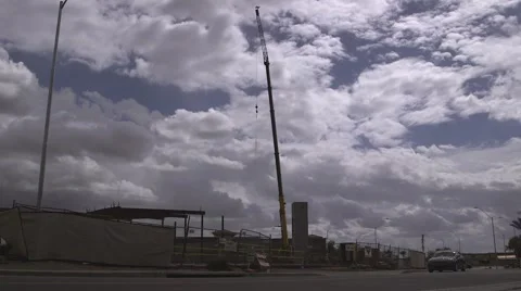 Construction crane 03 Stock Footage 48827105