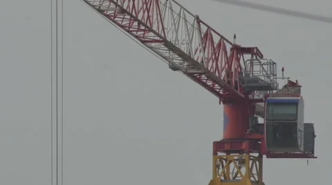 Construction crane 4K + HD _1 Stock Footage 43501155