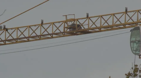 Construction crane 4K + HD _2 Stock Footage 43499383