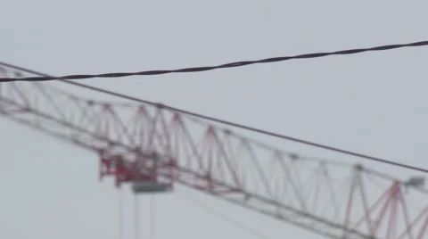 Construction crane 4K + HD _background 1 Stock Footage 43440881