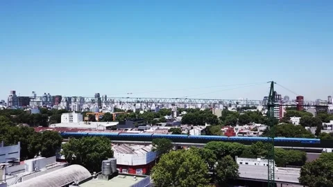 Construction crane on a building under construction in Palermo, Buenos Aires Stock-Footage 150688977