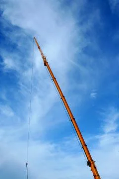 Construction crane equipment Stock Photos