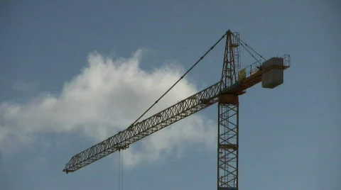 Construction crane Stock Footage 289050