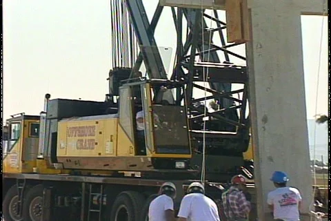 CONSTRUCTION CRANE Stock Footage 1049691