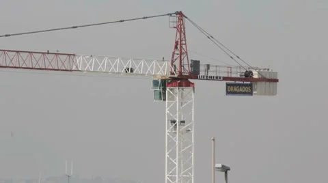 Construction Crane Stock Footage 7756494