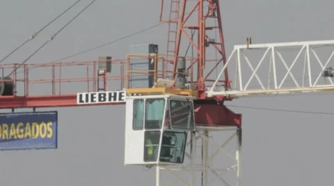 Construction Crane Stock Footage 7756542