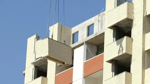 Construction crane Stock Footage 12713280