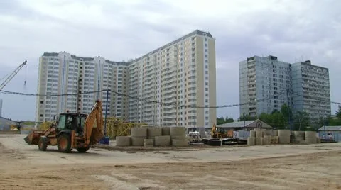 Construction crane Stock Footage 12713940