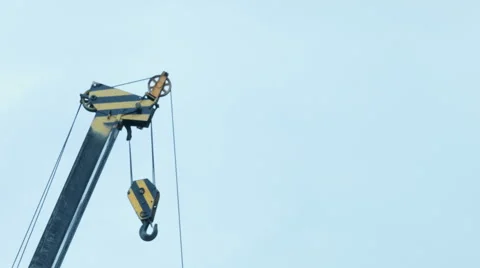 Construction Crane Stock Footage 47045439