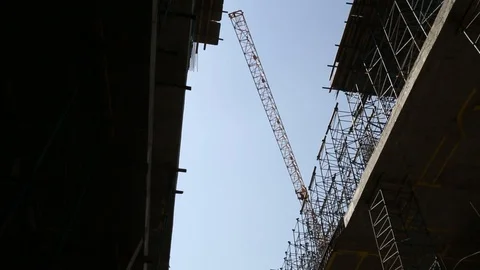 Construction Crane Video stock 93589856