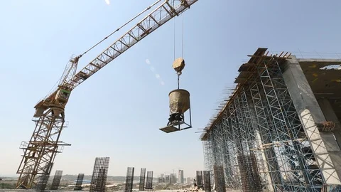Construction Crane Video stock 93755144