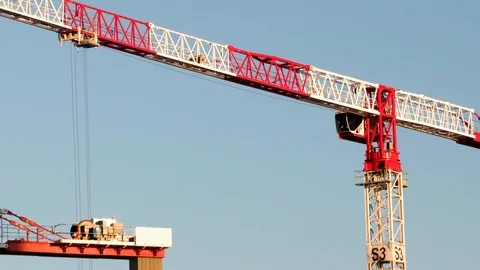 Construction crane Stock Footage 103447285