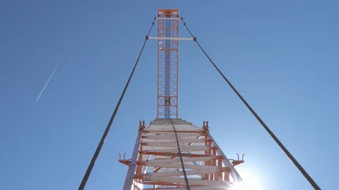 Construction Crane Stock Footage 105686109