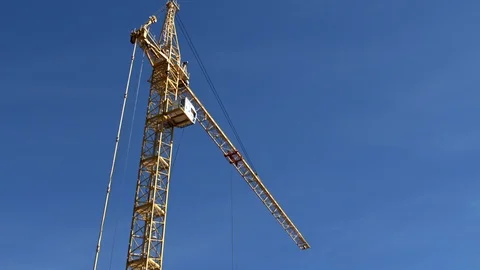 Construction crane Stock Footage 112948695