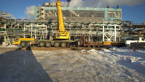 Construction crane 動画素材 133784601