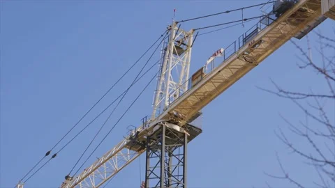Construction crane Stock Footage 232870094