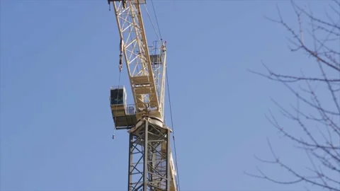 Construction crane Stock Footage 232870121