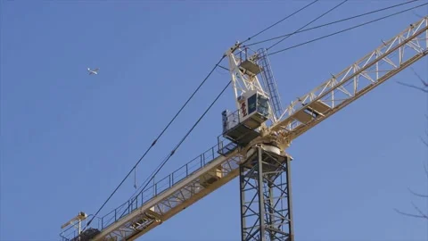 Construction crane Stock Footage 232870128