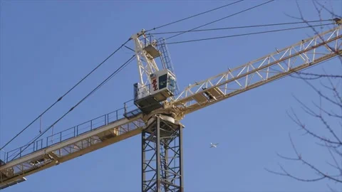Construction crane Stock Footage 232870141