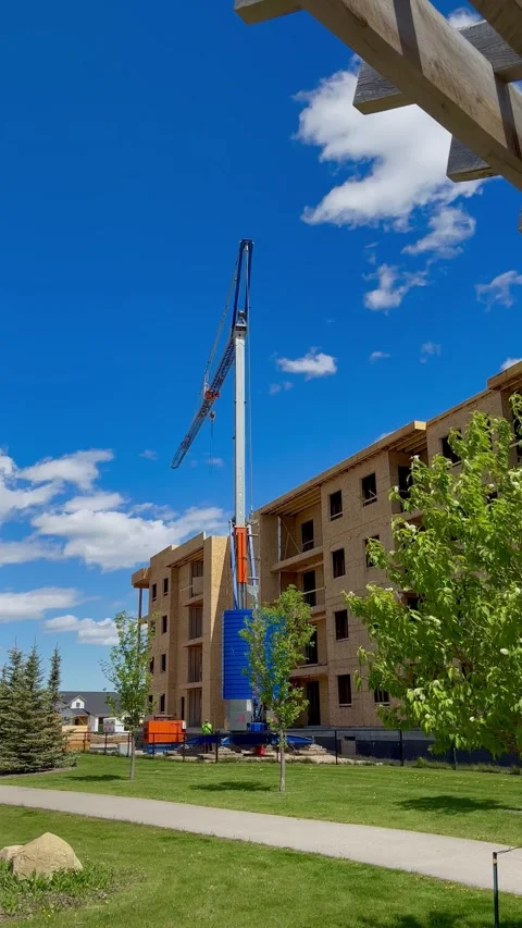 Construction Crane Stock Footage 277082390