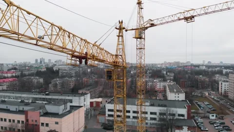 Construction crane Stock Footage 322191025