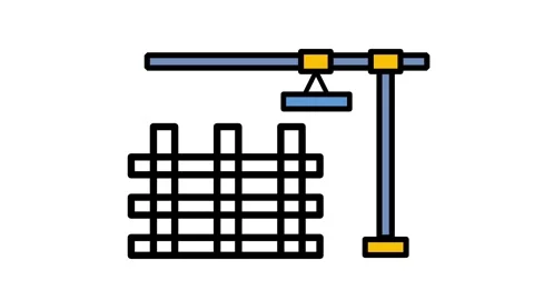 Construction Crane Stock Footage 335626436