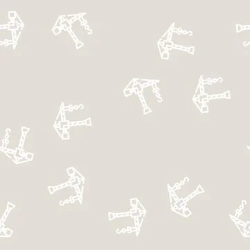 Construction crane line icon vector isolated illustration Stock Illustration