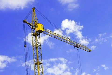 Construction crane Stock Photos