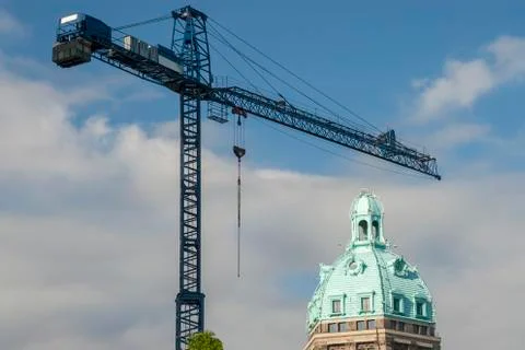 Construction Crane Fotos Stock