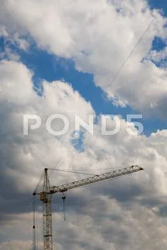 Construction crane Stock Photos
