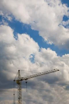 Construction crane Foto stock