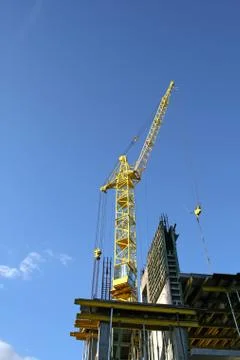 Construction crane Stock Photos