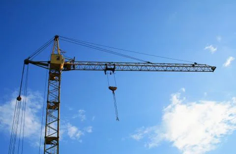Construction crane Stock-Fotos