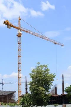 Construction crane Stock Photos