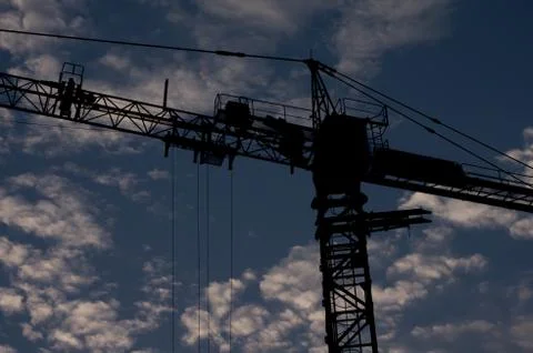Construction crane Stock Photos
