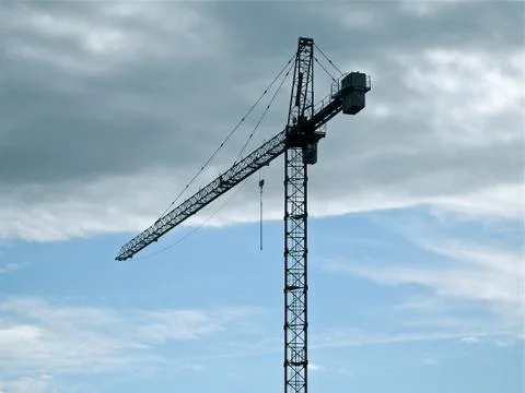 Construction crane Stock-Fotos