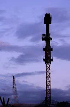 Construction crane Stock Photos