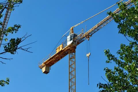 Construction crane Stock Photos