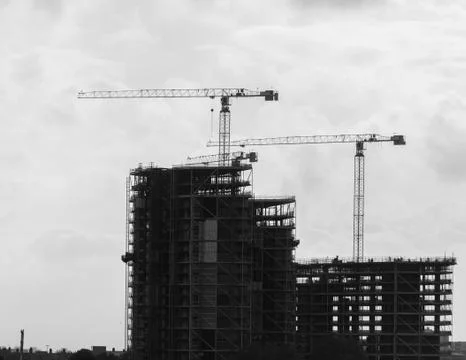 Construction crane Stock Photos