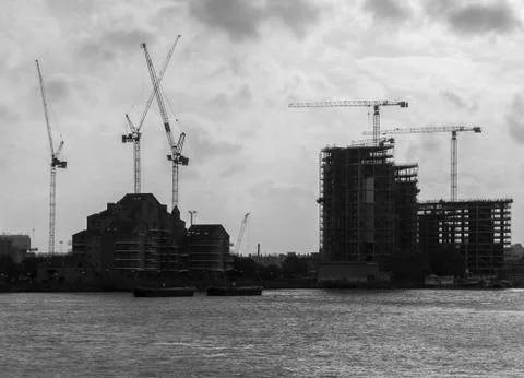 Construction crane Stock Photos