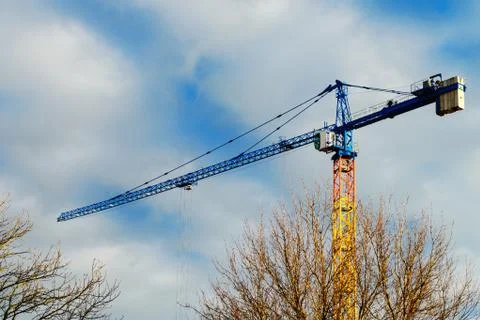 Construction crane 写真素材