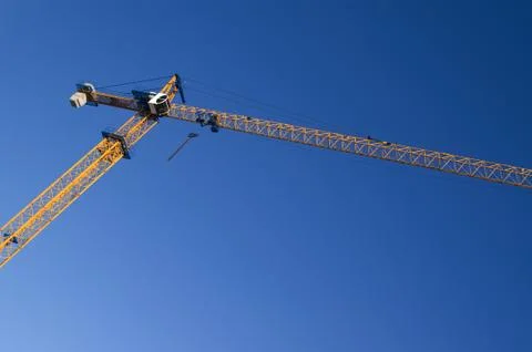Construction crane Stock Photos