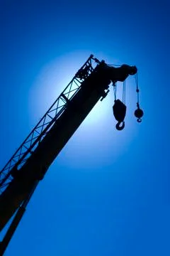 Construction Crane 스톡 사진