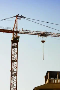 Construction crane Stock Photos