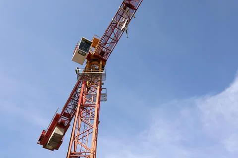 Construction crane Foto stock