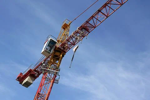 Construction crane Stock Photos