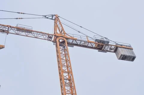 Construction crane Foto stock
