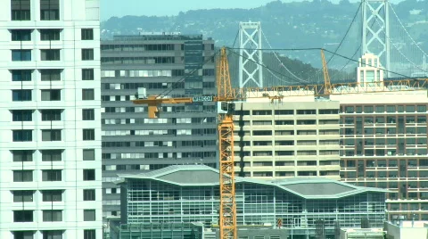 Construction Crane - Time Lapse Stock Footage 508248