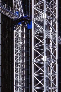 Construction cranes Stock Photos